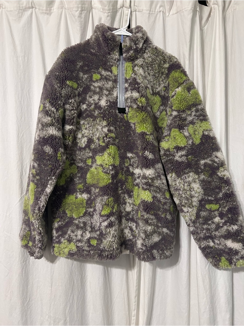 Alexander McQueen Albion Collection High Pile Polar Fleece Half Zip